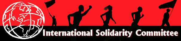 International Solidarity Committee Banner
