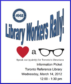 Library Workers Rally
