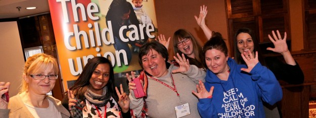 Child Care photo Child Care photo with CUPE members