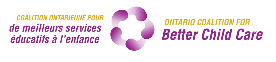 Ontario Coalition for Better Child Care logo