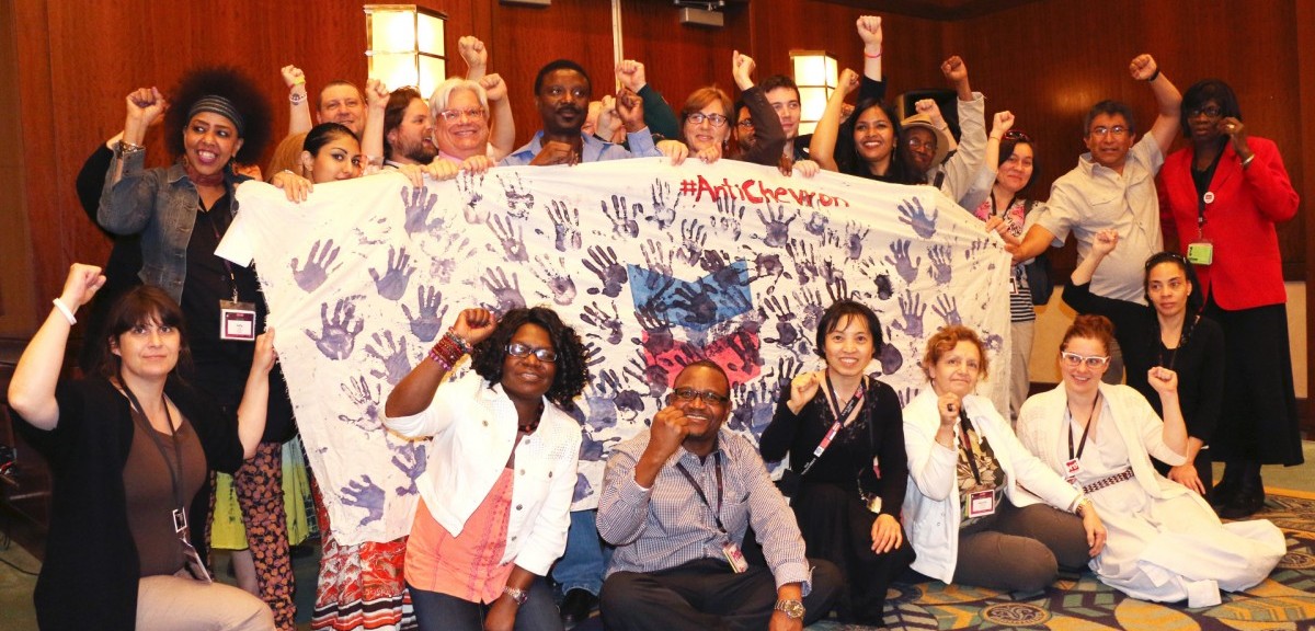 CUPE Ontario International Solidarity Forum Picture of attendees of the International Solidarity forum at Convention 2014
