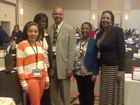 CUPE members with Rev. Terry Melvin
