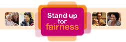 Stand Up For Fairness Logo