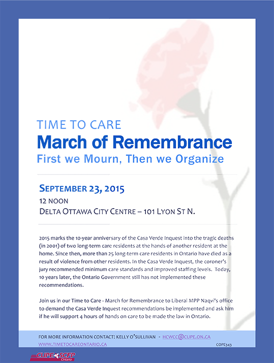 Time to Care - March of Remembrance