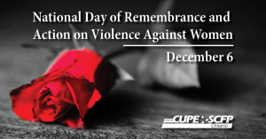 December 6th: National Day of Remembrance and Action on Violence Against Women, 2015