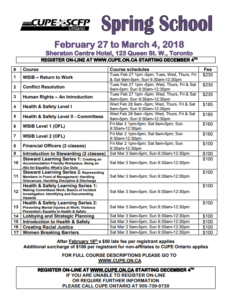 Spring School 2018 @ Toronto Sheraton Centre | Toronto | Ontario | Canada