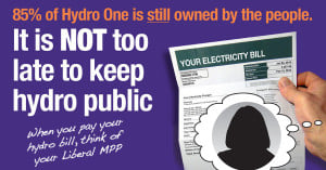 Keep Hydro Public campaign, next phase launch @ Mid-Scarborough Hub | Toronto | Ontario | Canada