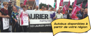 Rassemblement de grève à l’Université Wilfrid-Laurier @ Portes de l’Université Wilfrid-Laurier | Waterloo | Ontario | Canada