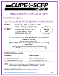 Social Service Workers Conference @ Toronto Sheraton Centre | Toronto | Ontario | Canada