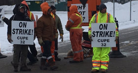 CUPE Local 32 on strike
