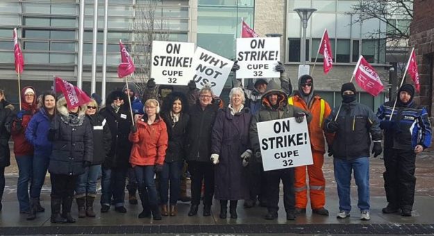 CUPE 32 on strike