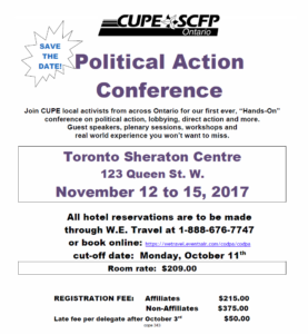 Political Action Conference @ Toronto Sheraton Centre | Toronto | Ontario | Canada