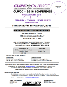 OUWCC Conference @ Ontario Regional Office  | Markham | Ontario | Canada