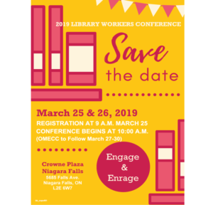 Library Workers Conference 2019 @ Crowne Plaza | Niagara Falls | Ontario | Canada