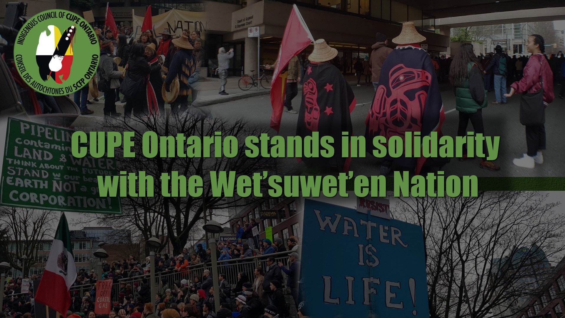 CUPE Ontario stands in solidarity with the Wet'suwet'en Nation