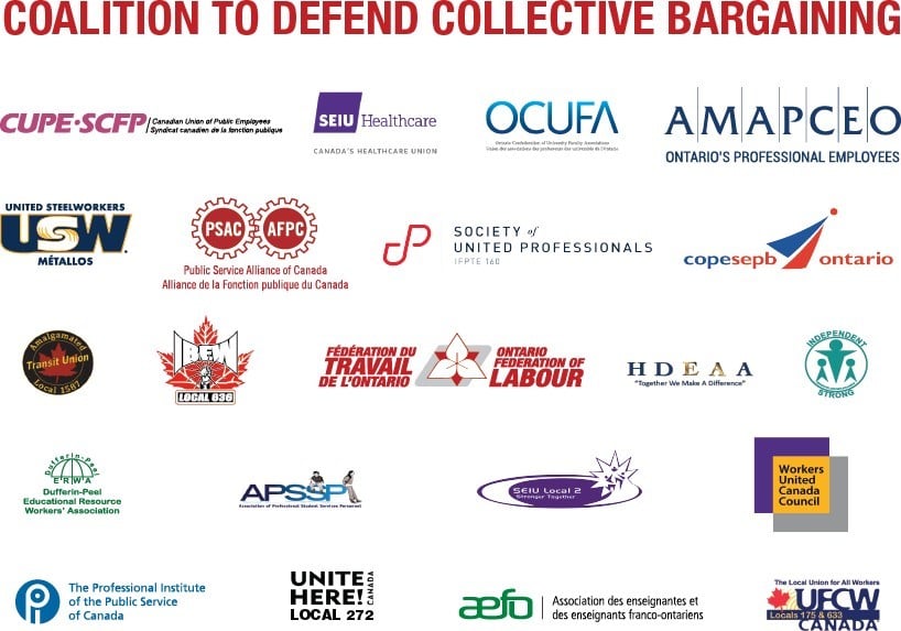 Coalition of Ontario Unions Files Charter Challenge to Protect Free and