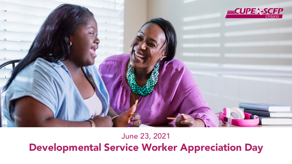 Developmental Service Worker (DSW) Appreciation Day 2021