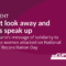 Do not look away and always speak up - CUPE Ontario's message of solidarity to Indigenous women attacked on National Truth and Reconciliation Day