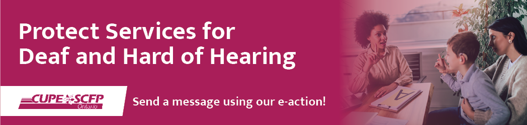 Canadian Hearing Society Website Banner