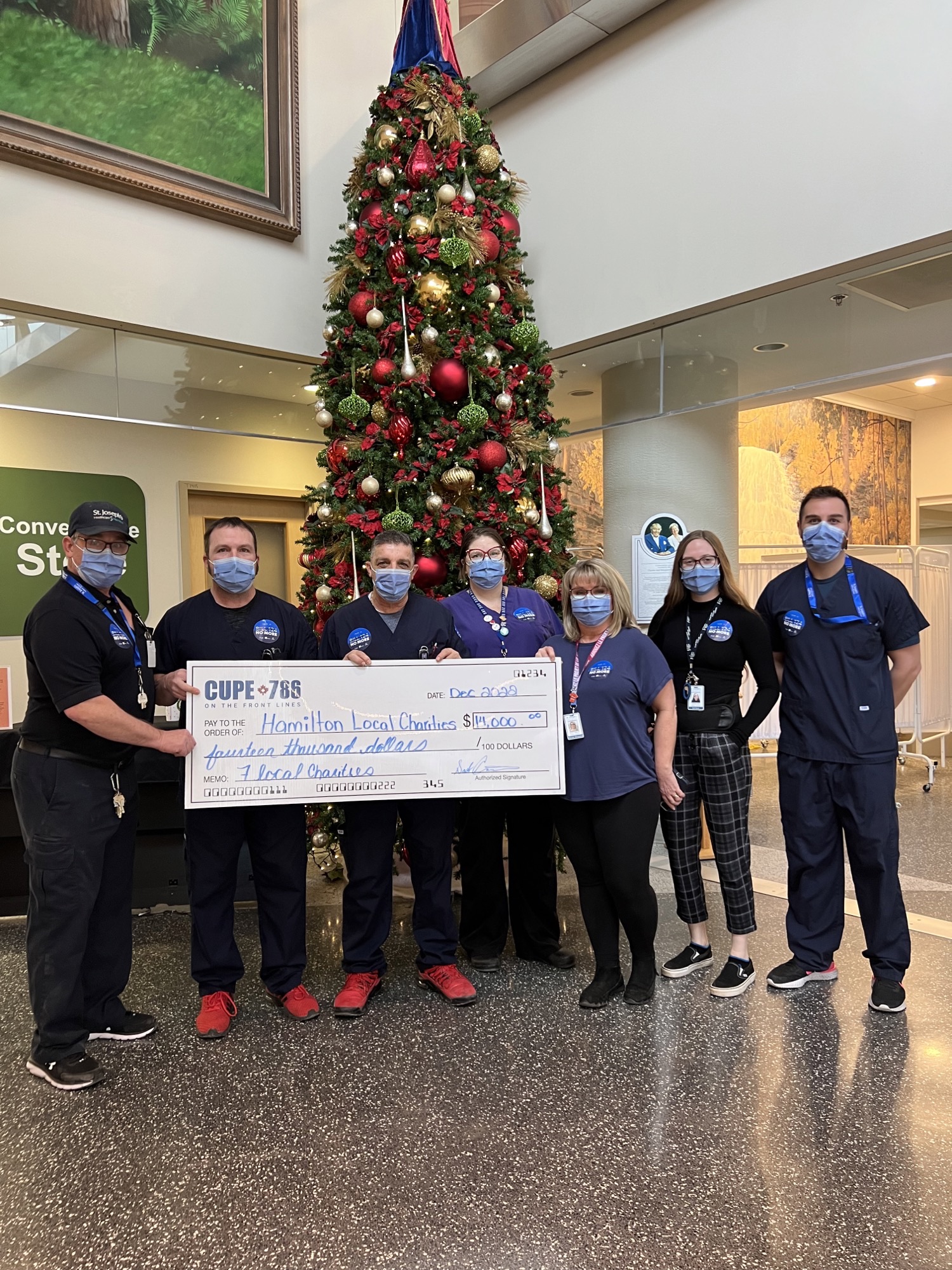 Giving is the spirit of the season say Hamilton St. Joe’s hospital