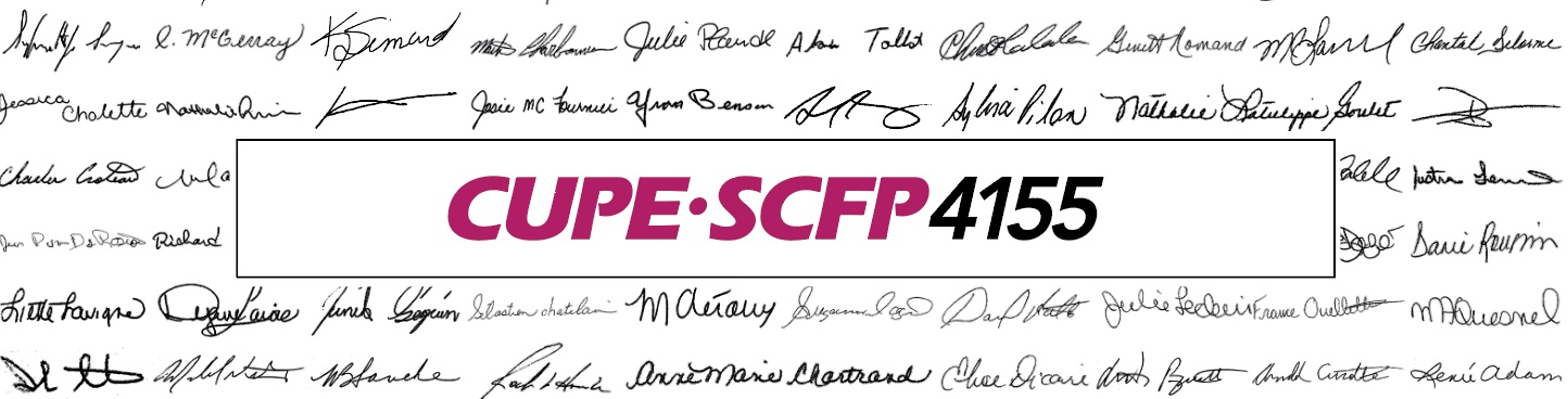 CUPE SCFP 4155 CUPE SCFP 4155
